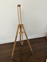 VTG Daler Rowney Easel Wood & Metal Portable Sketching Painting Drawings Rack