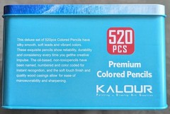 KALOUR Pro Colored Pencils,Set of 520 Colors,Artists Soft Core with Vibrant C…