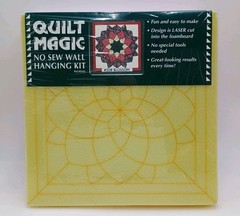 Quilt Magic No Sew Hanging Wall Kit 208 Blossom 12″ x 12″ Quilt Wall Hanging Kit