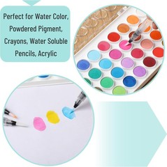 Professional Set of 3 Watercolor Brush Pens with Nylon Bristles for Blending