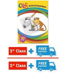 A4 Tracing Paper Pad Drafting Paper 40 Sheets Ideal for Home School Office New