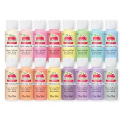, Acrylic Paint Set, 16 pc – 2 oz Bottles, Pastel Perfection, Perfect for DIY…