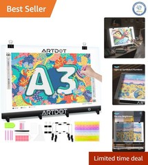 Versatile A3 LED Light Pad – Perfect for Diamond Painting, Tracing, and More