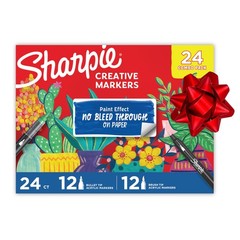 Sharpie Creative Markers, Combo Pack, Water-Based Acrylic, Bullet Brush Tips…