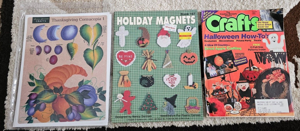 Donna Dewberry’s Painting Worksheet Pack:Traditional Fall & Halloween Mag/Magnet