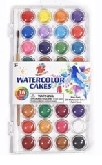 TBC The Best Crafts 36 Colors Watercolor Paint Set, Portable Travel Watercolor