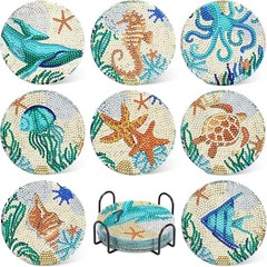 UPINS Ocean Diamond Art Painting 3 inches x 3 x 2 inches,
