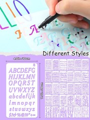 30 Pieces Letter Stencils for Painting 4 x 7 Inch Alphabet 4 x 7 inches