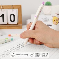 Ergonomic Fine Point Gel Pens, 5-Pack – Smooth Writing for School & Office
