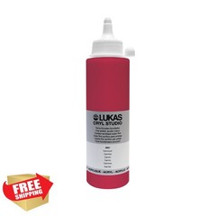 Lukas Carmine Acrylic Paint 8.45 Fl Oz