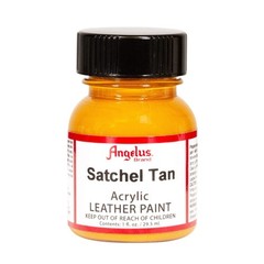 Angelus Acrylic Leather Paint, 1 Fl Oz Pack of 1, Satchel Tan