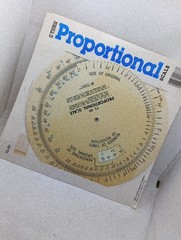 Vintage C-Thru Ps-80 Proportional Scale Westcott 8″ NIP (Unpunched Backing)