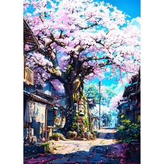 DPHERO Japanese Cherry Blossoms Diamond Painting Kits 12X16 Inches, USYZ691