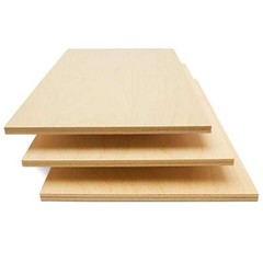 Baltic Birch Plywood 6 Mm 1/4 X 12 X 20 Inch Craft Wood Pack Of 3 B/bb Grade Bal