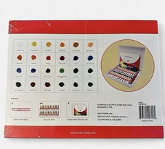 Colour Block Acrylic Paint Set, 32 Pc Set, Multicolor Acrylic Paints