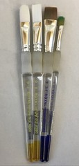 4 Artist’s Paint Brushes Royal Soft Grip SG-4020 4080 700 470 Painting Oil Water
