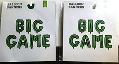 2 packs -Lucky Star – 14″ Sports Helium Balloon Banners (Big Game)