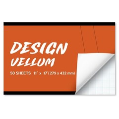 11 x 17 Inches Design Vellum Pad Drafting Vellum Paper Pad White Translucent …