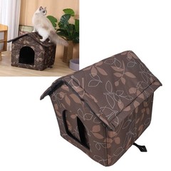 Outdoor Cat House Cloth Weather Proof Insulated Pet Shelter Dog House