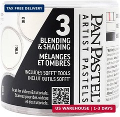 PanPastel Artist Pastels by GOLDEN, Blending & Shading Set, 3 Color, Professiona