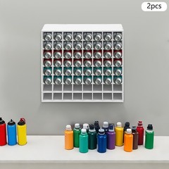 Paint Organizer Storage Rack, Wall-mounted Paints Holder, Paint Bottle Organizer