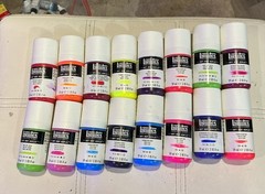 Liquitex 16 Colors Set Soft Body Acrylic 2oz Art Paint Bottles Set NEW Artist