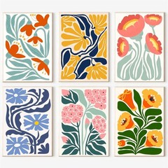 6 Pack Flowers DIY Acrylic Oil Painting Set – Adults/Kids