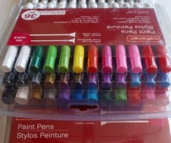 Craft Smart Paint Pens Oil Broad & Medium Line Assorted Colors 36 Piece *NEW*