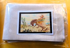 Cowboy Rider Cactus Desert Paint by Numbers Kit w. Paint & Brushes – NEW