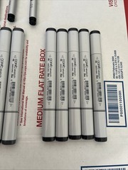 Copic Sketch Markers Lot of 45 Sketching Grays Multiliner Pens N2 N4 N6 N8 New