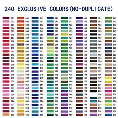 Professional Colored Pencils,Set of 240 Colors,Artists 1 Count (Pack of 240)