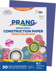 Sunworks 7403 Construction Paper, 9″ X 12″, 50 Sheets/Pack, Blue