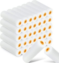 40 Pcs Foam Paint Roller Covers 4 Inch Small High Density Mini…