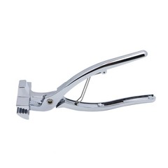 Chrome Canvas Pliers Spring Return Handle Stretching Plier Silver