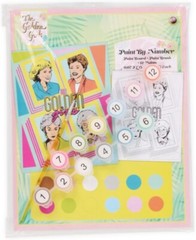 Set of (3) The Golden Girls TV Show Paint By Numbers Board Set Brush 12 Colors