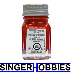 Testors 1152TT Enamel 1/4oz Metallic Red Model Paint NEW SEALED TES1152TT HH