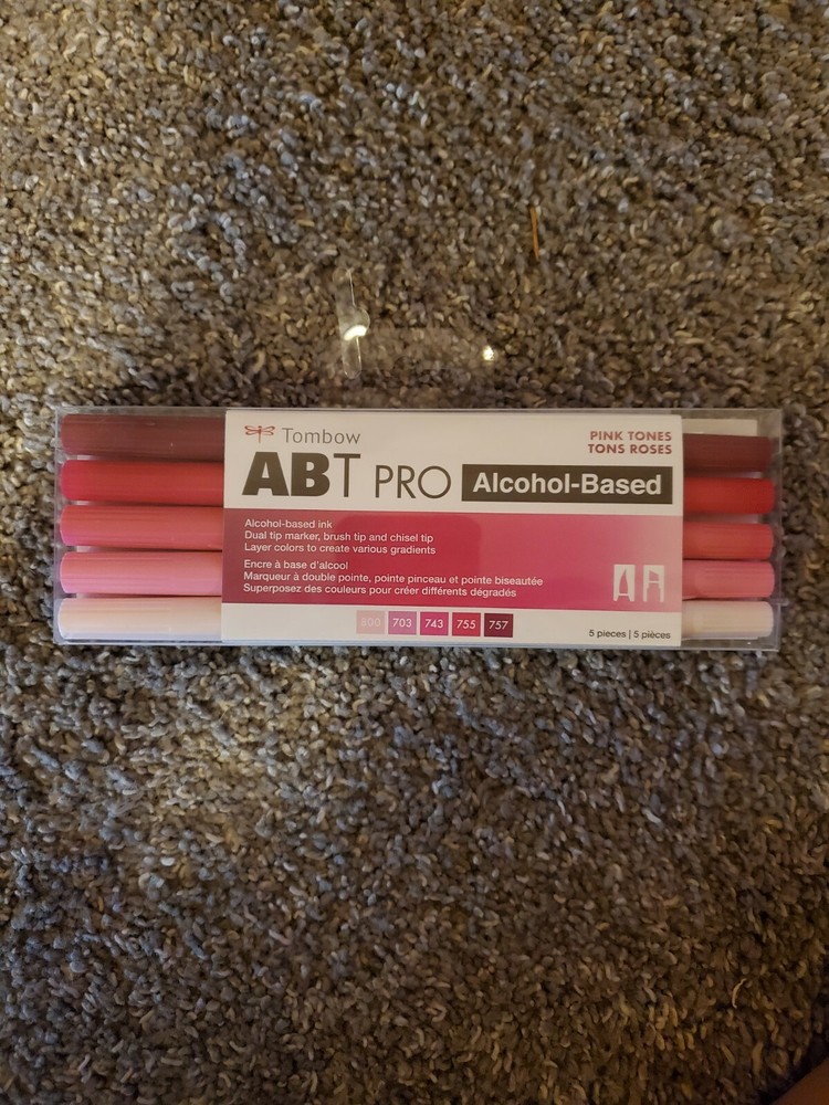 Tombow ABT Pro Dual Tip Marker, Pink Tones 56968