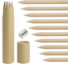 Yasdyri White Chalk Pencil 10 PCS Set 1 Count (Pack of 1),