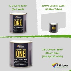 All-In-One Paint Primer Water-Based Matte Light Grey 33.8 Fl Oz Indoor Outdoor