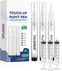 Fillable Touch up Paint Pen Brush, 3 Pcs Paint Pen for Wall Touch Up, Refillable