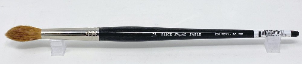 Blick Studio Sable Professional Paint Brush Kolinsky Round Size 14