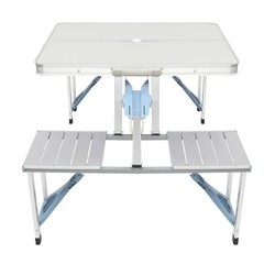 One Piece Folding Table and Chair Aluminum Alloy–YS