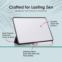 Buddha Board Enso Portable Water Painting Board With Brush New Sealed