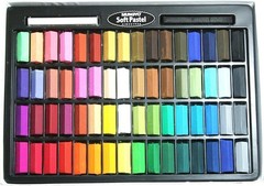 Soft Pastel 64 Color Set Square Chalk English Version