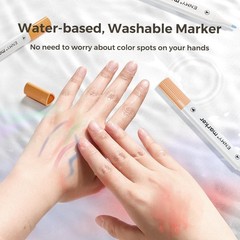 ENMY Dual Tip Acrylic Paint Markers, 48 Colors Acrylic Paint Marker Pens with…