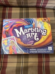 Klever Kits Marbling Paint Art Kit for Kids, 6.8 x 9.3 x 1.5 inches, gold