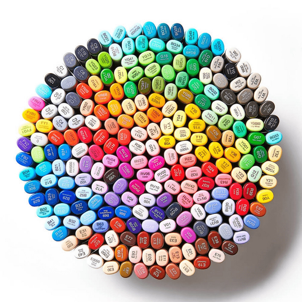 COPIC [SKETCH] (Black/Gray/White Tones) Marker Dual Drawing Coloring Artist Pen