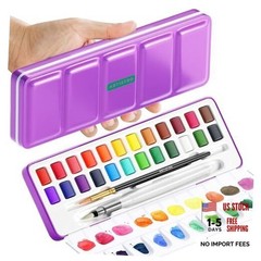 24 Color Watercolor Paint Set – Portable Paint Art 24 colors Portable Travel