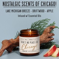 Chicago Gifts, Decor for Home – ‘There’s 4 inches x 4 inches, Amber