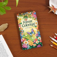 Mini Coloring for Women, 35 Pages Forest Dreams Small Coloring Books for Adults